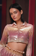 Ombre Sequin Georgette TOP (AE-1009-T)